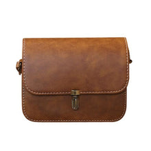 Load image into Gallery viewer, Leather Replica Cross-Body Shoulder Purse For Women Brown
