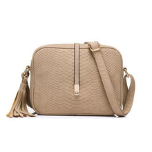Load image into Gallery viewer, Cross-Body Pu Leather Purse For Women Beige