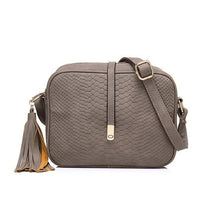 Load image into Gallery viewer, Cross-Body Pu Leather Purse For Women Gray