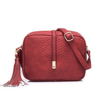 Load image into Gallery viewer, Cross-Body Pu Leather Purse For Women Red