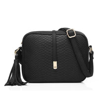 Load image into Gallery viewer, Cross-Body Pu Leather Purse For Women Black