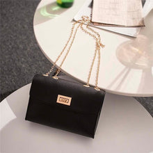 Load image into Gallery viewer, Faux Leather Chain Handbag Purse For Women