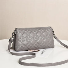 Load image into Gallery viewer, Polyurethane Leather Stylish Purse Handbag For Women Gray / B