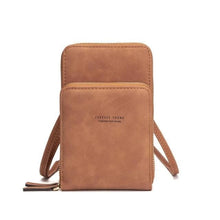 Load image into Gallery viewer, Fashion Smooth Pu Leather Wallet Purse For Women Brown / B