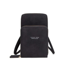 Load image into Gallery viewer, Fashion Smooth Pu Leather Wallet Purse For Women Black / B