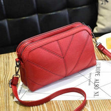 Load image into Gallery viewer, Leather Replica Elongated Purse Handbag For Women Red