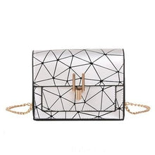 Load image into Gallery viewer, Korean Chain Strap Abstract Web Handbag For Women Silver