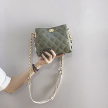 Load image into Gallery viewer, Polyurethane Leather Smooth Shoulder Bag For Women Green