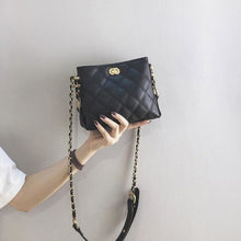 Load image into Gallery viewer, Polyurethane Leather Smooth Shoulder Bag For Women Black 4