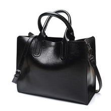 Load image into Gallery viewer, Faux Leather Fashion Bag For Women Black