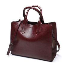 Load image into Gallery viewer, Faux Leather Fashion Bag For Women Coffee