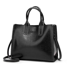 Load image into Gallery viewer, Faux Leather Fashion Bag For Women White And Black