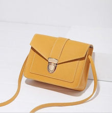 Load image into Gallery viewer, Mini Polyurethane Leather Purse Handbag For Women Yellow