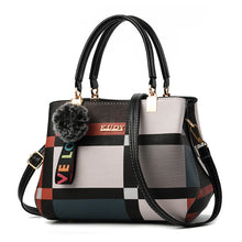 Load image into Gallery viewer, Checkered Handbag Leather Replica Bag for Women