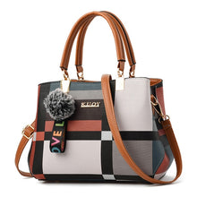 Load image into Gallery viewer, Checkered Handbag Leather Replica Bag for Women