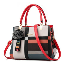 Load image into Gallery viewer, Checkered Handbag Leather Replica Bag for Women