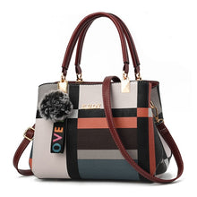 Load image into Gallery viewer, Checkered Handbag Leather Replica Bag for Women