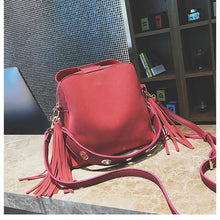 Load image into Gallery viewer, Scrub Fashion Handbag Shoulder Bag For Women Red