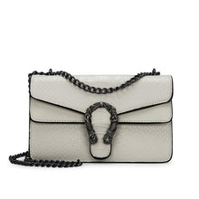 Load image into Gallery viewer, Snake Chain Purse Shoulder Bag For Women Beige / L