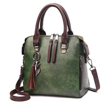 Load image into Gallery viewer, Vintage Polyurethane Leather Boston Womens Bag