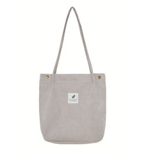 Load image into Gallery viewer, Smooth Corduroy Trendy Handbag For Women Gray