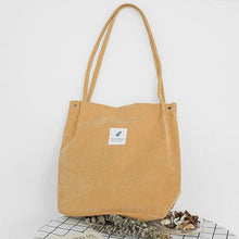 Load image into Gallery viewer, Smooth Corduroy Trendy Handbag For Women Yellow