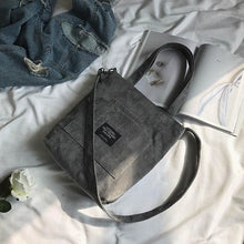 Load image into Gallery viewer, Corduroy Casual Shoulder Bag For Women Gray
