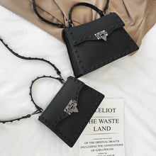 Load image into Gallery viewer, Edgy Elegant Fashion Handbag For Women Black / Large