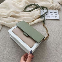 Load image into Gallery viewer, Mini Leather Replica Chain Purse For Women Green