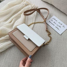 Load image into Gallery viewer, Mini Leather Replica Chain Purse For Women Khaki