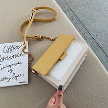 Load image into Gallery viewer, Mini Leather Replica Chain Purse For Women Yellow