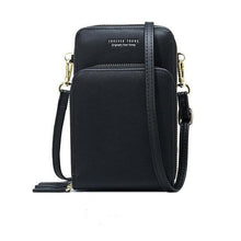 Load image into Gallery viewer, Fashion Smooth Pu Leather Wallet Purse For Women Black / A