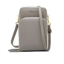 Load image into Gallery viewer, Fashion Smooth Pu Leather Wallet Purse For Women Gray / A