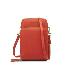 Load image into Gallery viewer, Fashion Smooth Pu Leather Wallet Purse For Women Orange / A