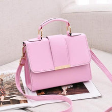 Load image into Gallery viewer, Zipper Leather Replica Shoulder Bag For Women Pink